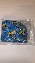 Load image into Gallery viewer, Blue power puff girl scrub cap with matching badge
