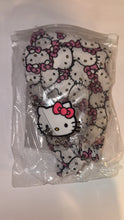 Load image into Gallery viewer, Pink hello kitty scrub cap with matching badge
