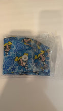 Load and play video in Gallery viewer, Blue power puff girl scrub cap with matching badge
